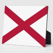 Plaque du drapeau de l'État de l'Alabama (Côté)