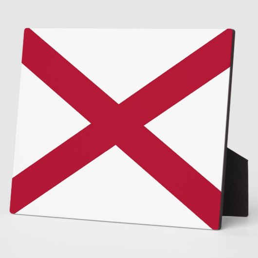 Plaque du drapeau de l'État de l'Alabama (Côté)