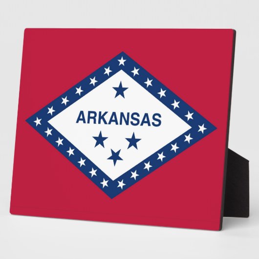 Plaque du drapeau de l'État de l'Arkansas (Côté)