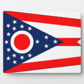 Plaque du drapeau de l'État de l'Ohio (Devant)