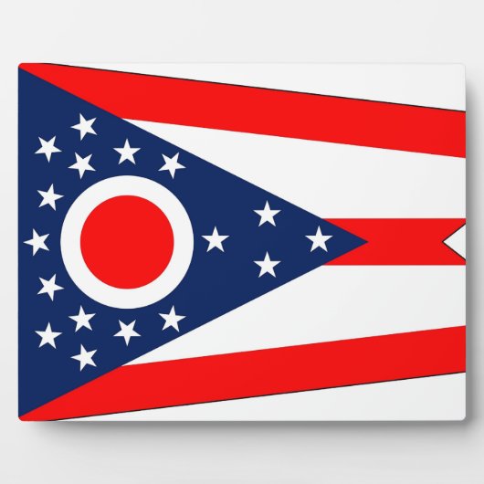 Plaque du drapeau de l'État de l'Ohio (Devant)