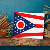 Plaque du drapeau de l'État de l'Ohio (Côté)