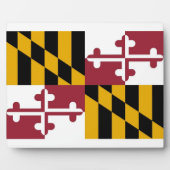 Plaque du drapeau de l'État du Maryland (Devant)