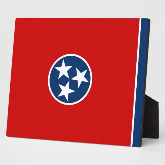 Plaque du drapeau d'état du Tennessee (Côté)