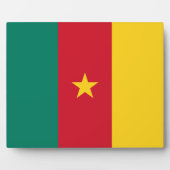 Plaque du drapeau du Cameroun (Devant)