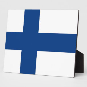 Plaque du drapeau finlandais