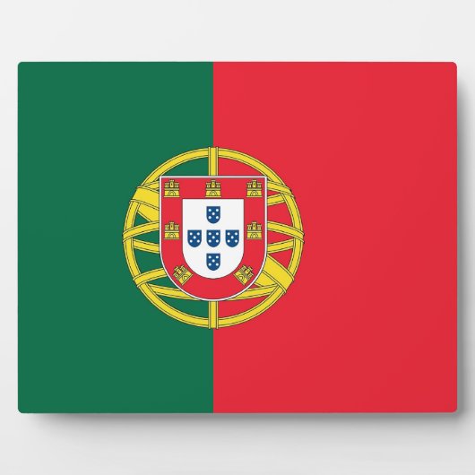Plaque du drapeau portugais (Devant)