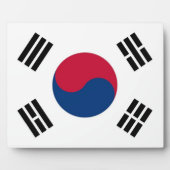 Plaque du drapeau sud-coréen (Devant)