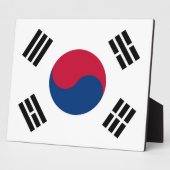 Plaque du drapeau sud-coréen (Côté)