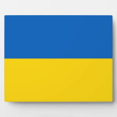 Plaque du drapeau ukrainien (Devant)
