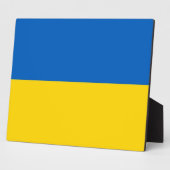 Plaque du drapeau ukrainien (Côté)
