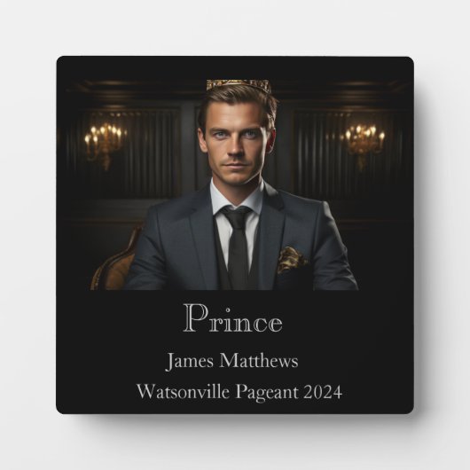 Plaque du Prince Pageant (Devant)