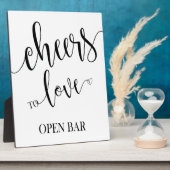 Plaque en plaques open bar (Côté)