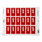 Plaque Étiquette Enfants Stickers Boy Sports (Feuille entière)