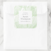 Plaque Feuille Ce Livre Appartient Aux Autocollant (Sac)