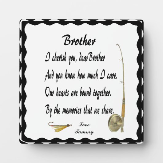 PLAQUE FRÈRE (Devant)