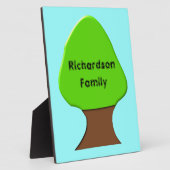 Plaque généalogique personnalisable dans l'arbre (Côté)
