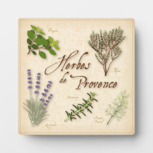 Plaque Herbes de Provence