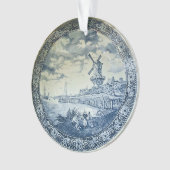 Plaque hollandaise Blue Delft (devant)