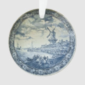Plaque hollandaise Blue Delft (devant)