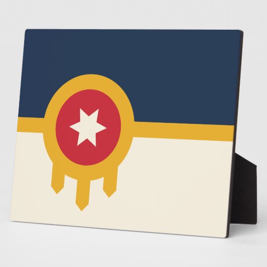 Plaque indicateur de la ville de Tulsa (Côté)