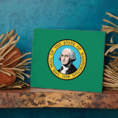 Plaque indicateur de l'État de Washington (Côté)