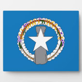 Plaque indicateur des îles Mariannes du Nord (Devant)