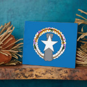 Plaque indicateur des îles Mariannes du Nord (Côté)