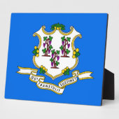Plaque indicateur d'état du Connecticut (Côté)