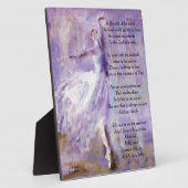 Plaque inspirante avec danseur (Côté)