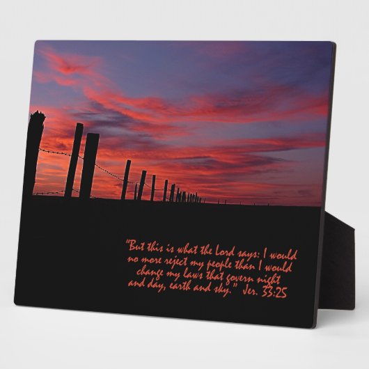 Plaque Inspirationnelle Sunset Sky (Côté)