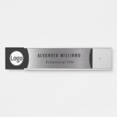 Plaque interchangeable de nom de porte de bureau a (Devant)