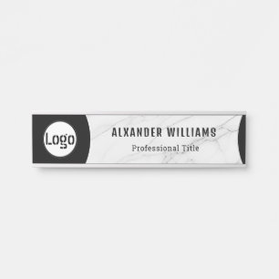 Plaque interchangeable de nom de porte de bureau a
