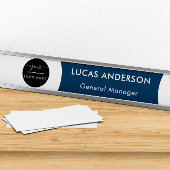Plaque interchangeable de nom de porte de bureau a