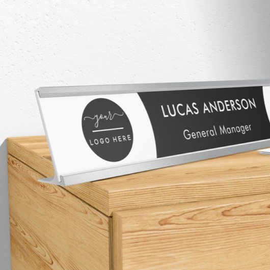 Plaque interchangeable de nom de porte de bureau a