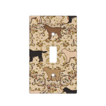 Couverture de la plaque d'interrupteur pour chien