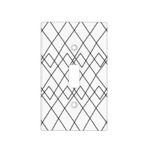 Diamant géométrique noir et blanc