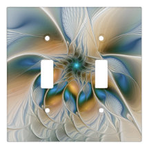 Fantaisie abstraite et aérienne d'art fractal avec