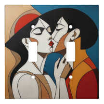 Le baiser Abstrait