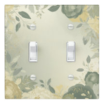 Misty Sage Green and Soft Yellow Botanical Frame