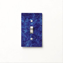 PLAT BLEU DE MARBRE DE COMMUTATEUR