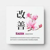 Plaque japonaise Kaizen (Devant)