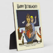 Plaque jaune pâle à la retraite (Côté)