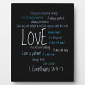 Plaque - L'Amour Est Un Mélange De Genre (Devant)