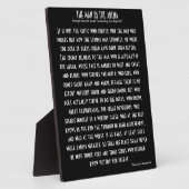 Plaque 'L'Homme Dans L'Arène' (Côté)