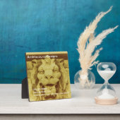 Plaque - Lion Head Fotoplaat (Insitu)