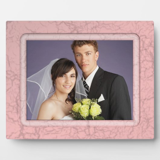 Plaque Mariage rose Grunge (Devant)