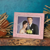 Plaque Mariage rose Grunge (Côté)