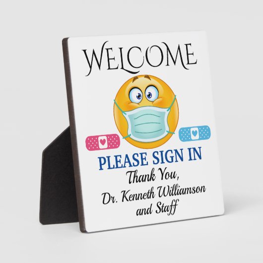 Plaque Médicale (Recto)