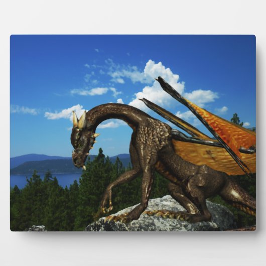 Plaque meer Uitzicht Fotoplaat (Voorkant)